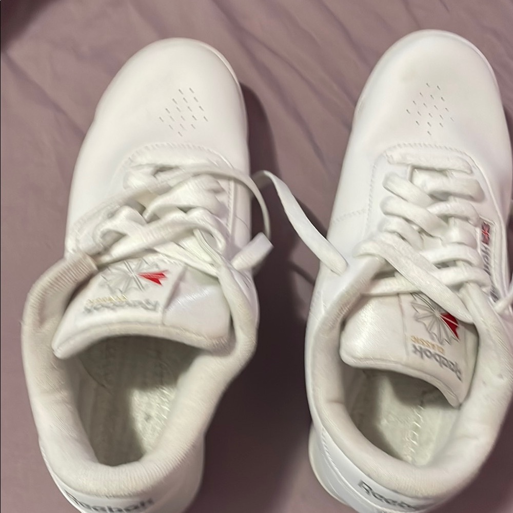Reebok White Athletic Sneakers